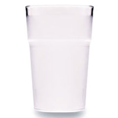 Rubikap EC.25 Ekon Polycarbonate Frosted Glass, 250 ml - Rubikap