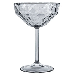 Rubikap EX.PM280 Exclusive Prism Martini Glass, Polycarbonate, 280 ml, Smoky - 1