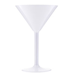 Rubikap PM.M20 Premium Martini Bardağı, Polikarbon, 200 ml, Beyaz - Rubikap