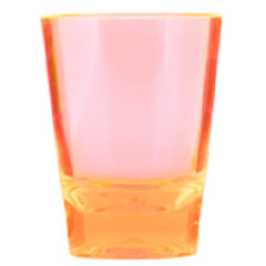 Rubikap TB.05 Polycarbonate Shot Glass, 50 ml, Neon Orange - Rubikap