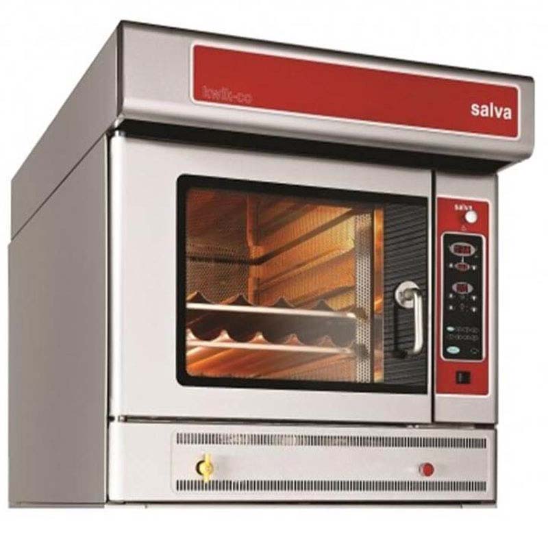 Salva Kwik Co Serisi KX5G H Patiseri Fırını, 40x60 cm 5 Tepsi Kapasiteli, KS 90 Kontrol Paneli - Salva