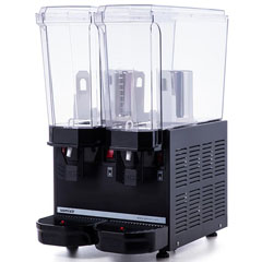 Samixir - Samixir 40.MMB Klasik Twin Soğuk İçecek Dispenseri, 20+20 Lt, Çift Karıştırıcılı, Siyah (1)