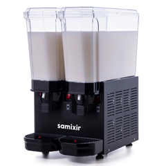 Samixir 40.MMB Klasik Twin Soğuk İçecek Dispenseri, 20+20 Lt, Çift Karıştırıcılı, Siyah - Samixir