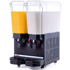 Samixir 40.MMB Klasik Twin Soğuk İçecek Dispenseri, 20+20 Lt, Çift Karıştırıcılı, Siyah - Thumbnail