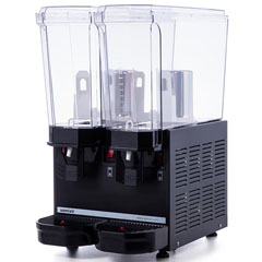 Samixir 40.MMB Klasik Twin Soğuk İçecek Dispenseri, 20+20 Lt, Çift Karıştırıcılı, Siyah - 2