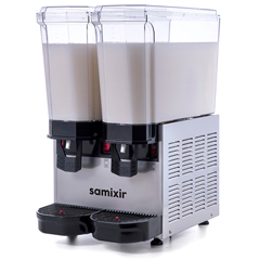 Samixir 40.MMI Klasik Twin Soğuk İçecek Dispenseri, 20+20 Lt, Çift Karıştırıcılı, Inox - 1