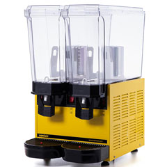 Samixir - Samixir 40.MMY Klasik Twin Soğuk İçecek Dispenseri, 20+20 Lt, Çift Karıştırıcılı, Sarı (1)