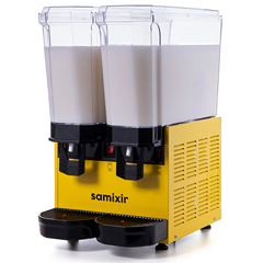 Samixir 40.MMY Klasik Twin Soğuk İçecek Dispenseri, 20+20 Lt, Çift Karıştırıcılı, Sarı - 1