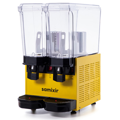 Samixir 40.MMY Klasik Twin Soğuk İçecek Dispenseri, 20+20 Lt, Çift Karıştırıcılı, Sarı - 2