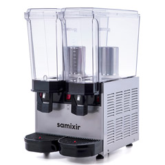 Samixir 40.SSI Klasik Twin Soğuk İçecek Dispenseri, 20+20 Lt, Çift Fıskiyeli, Inox - 2