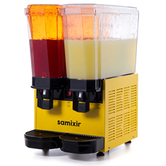 Samixir 40.SSY Klasik Twin Soğuk İçecek Dispenseri, 20+20 Lt, Çift Fıskiyeli, Sarı - Samixir