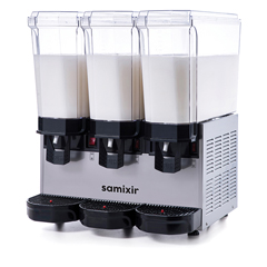 Samixir 60.MMMI Klasik Triple Soğuk İçecek Dispenseri, 20+20+20 Lt, 3 Karıştırıcılı, Inox - 1
