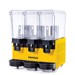 Samixir - Samixir 60.MMMY Klasik Triple Soğuk İçecek Dispenseri, 20+20+20 lt, 3 Karıştırıcılı, Sarı (1)