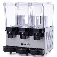 Samixir 60.SMMI Klasik Triple Soğuk İçecek Dispenseri, 20+20+20 Lt, 2 Karıştırıcılı ve 1 Fıskiyeli, Inox - 2