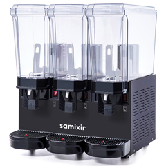 Samixir 60.SSMB Klasik Triple Soğuk İçecek Dispenseri, 20+20+20 lt, 2 Fıskiyeli ve 1 Karıştırıcılı, Siyah - 2