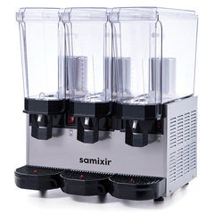 Samixir 60.SSSI Klasik Triple Soğuk İçecek Dispenseri, 20+20+20 Lt, 3 Fıskiyeli, Inox - 2