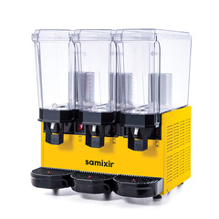 Samixir - Samixir 60.SSSY Klasik Triple Soğuk İçecek Dispenseri, 20+20+20 lt, 3 Fıskiyeli, Sarı (1)