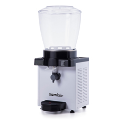 Samixir KAM22 Panoramik Köpüklü Ayran Dispenseri, 22 Lt, Dijital, Beyaz - 1