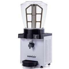Samixir KAM22 Panoramik Köpüklü Ayran Dispenseri, 22 Lt, Dijital, Beyaz - Samixir