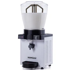 Samixir KAM22 Panoramik Köpüklü Ayran Dispenseri, 22 Lt, Dijital, Beyaz - Samixir (1)