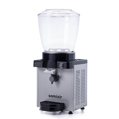 Samixir KAM22 Panoramik Köpüklü Ayran Dispenseri, 22 Lt, Dijital, Inox - 1
