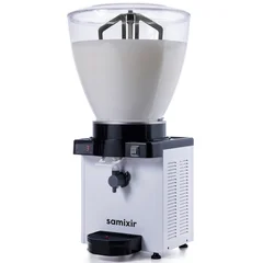 Samixir KAM40 Panoramik Köpüklü Ayran Dispenseri, 40 Lt, Dijital, Beyaz - Samixir (1)