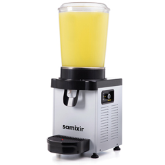 Samixir M10 Panoramic Cold Beverage Dispenser, 10 Lt, Mixer, Inox - 1