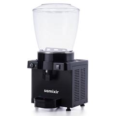 Samixir M22 Panoramic Cold Beverage Dispenser, 22 Lt, Mixer, Black - 2