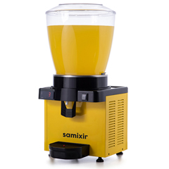 Samixir M22 Panoramik Soğuk İçecek Dispenseri, 22 Lt, Karıştırıcılı, Sarı, Dijital - 1