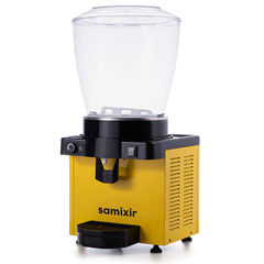 Samixir M22 Panoramik Soğuk İçecek Dispenseri, 22 Lt, Karıştırıcılı, Sarı - 2