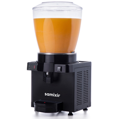 Samixir M22 Panoramik Soğuk İçecek Dispenseri, 22 Lt, Karıştırıcılı, Siyah, Dijital - 1