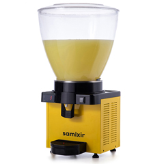 Samixir M40 Panoramik Soğuk İçecek Dispenseri, 40 Lt, Karıştırıcılı, Sarı, Dijital - 1