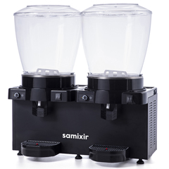 Samixir MM44 Panoramik Twin Soğuk İçecek Dispenseri, 22+22 Lt, Çift Karıştırıcılı, Siyah - 3