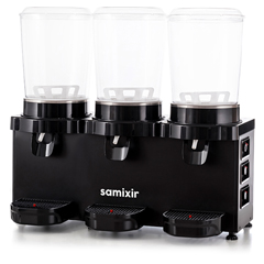 Samixir MMM30 AB, Analog, Panoromik Triple Soğuk İçecek Dispenseri, 10+10+10 Lt, Karıştırıcılı, Siyah - 2