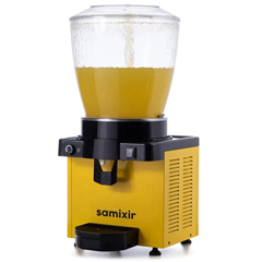 Samixir S22 Panoramic Cold Beverage Dispenser, 22 Lt, Fountain, Yellow - 1