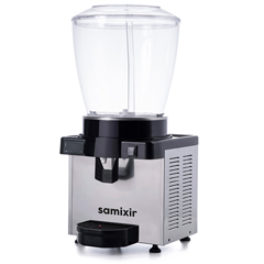 Samixir S22 Panoramic Cold Beverage Dispenser, 22 Lt, Spout, Inox, Digital - 2