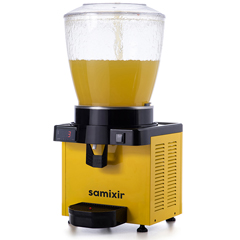 Samixir S22 Panoramik Soğuk İçecek Dispenseri, 22 Lt, Fıskiyeli, Sarı, Dijital - 1