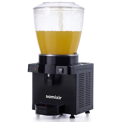 Samixir S22 Panoramik Soğuk İçecek Dispenseri, 22 Lt, Fıskiyeli, Siyah, Dijital - 1