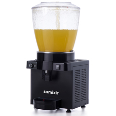 Samixir S22 Panoramik Soğuk İçecek Dispenseri, 22 Lt, Fıskiyeli, Siyah - 1
