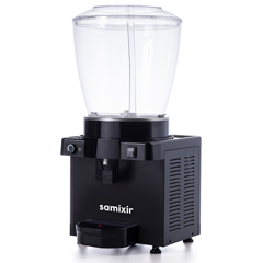 Samixir S22 Panoramik Soğuk İçecek Dispenseri, 22 Lt, Fıskiyeli, Siyah - 2