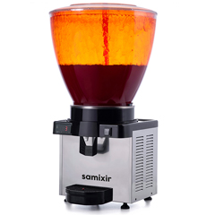 Samixir S40 Panoramik Soğuk İçecek Dispenseri, 40 Lt, Fıskiyeli, Inox, Dijital - 1