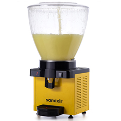 Samixir S40 Panoramik Soğuk İçecek Dispenseri, 40 Lt, Fıskiyeli, Sarı, Dijital - 1