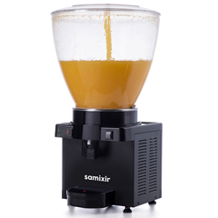 Samixir S40 Panoramik Soğuk İçecek Dispenseri, 40 Lt, Fıskiyeli, Siyah, Dijital - 1