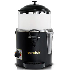 Samixir SC06 Panoramik Sıcak Çikolata ve Salep Makinesi, 6 Lt, Karıştırıcılı, Siyah - Samixir (1)