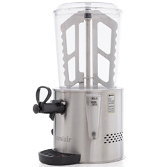 Samixir SC10 Panoramik Sıcak Çikolata ve Salep Makinesi, 10 Lt, Karıştırıcılı, Inox - 3