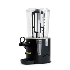 Samixir SC10 Panoramik Sıcak Çikolata ve Salep Makinesi, 10 Lt, Karıştırıcılı, Siyah - 1