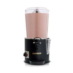 Samixir SC10 Panoramik Sıcak Çikolata ve Salep Makinesi, 10 Lt, Karıştırıcılı, Siyah - 4