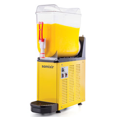 Samixir Slush12 Slush Mono Iced and Cold Beverage Dispenser, 12 lt, Yellow - 1
