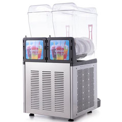 Samixir Slush24 Slush Twin Frozen and Cold Beverage Dispenser, 12+12 lt, Inox - 3