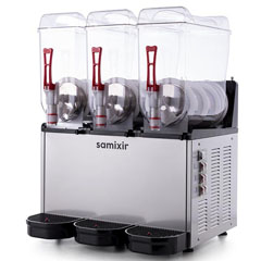 Samixir Slush36, Slush Triple Buzlu ve Soğuk İçecek Dispenseri, 12+12+12 lt, Inox - Thumbnail
